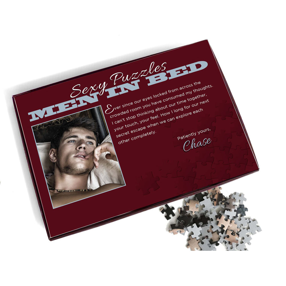 Little Genie Sexy Puzzle Chase 1000 Piece Puzzle featuring sexy imagery and playful text for adult entertainment.