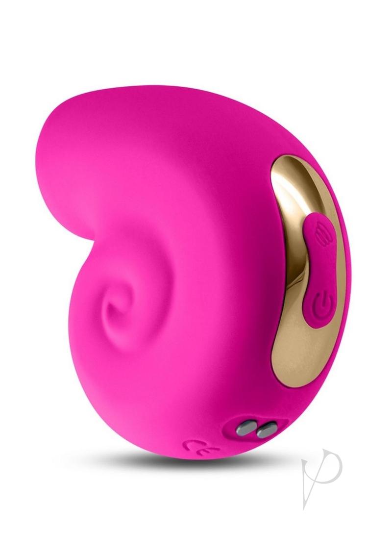 Revel Starlet Rechargeable Silicone Clitoral Stimulator Pink with sleek design and control buttons.