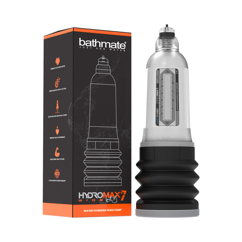 Bathmate Hydromax7 Wide Boy Clear Penis Pump