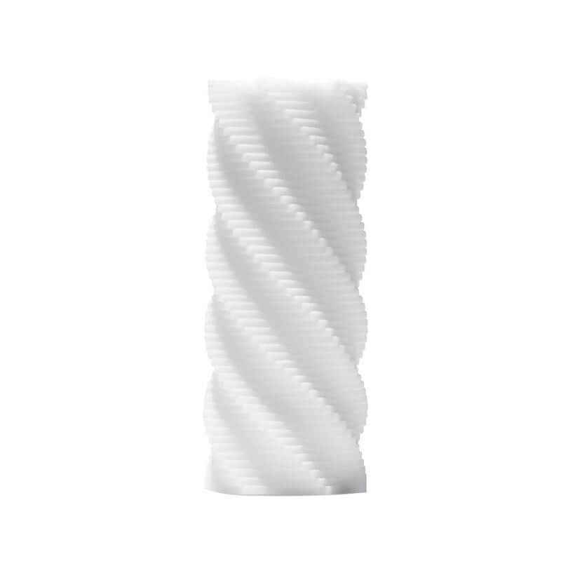 Tenga 3D Spiral Stroker Sleeve featuring unique helical texture for intense stimulation and pleasure.