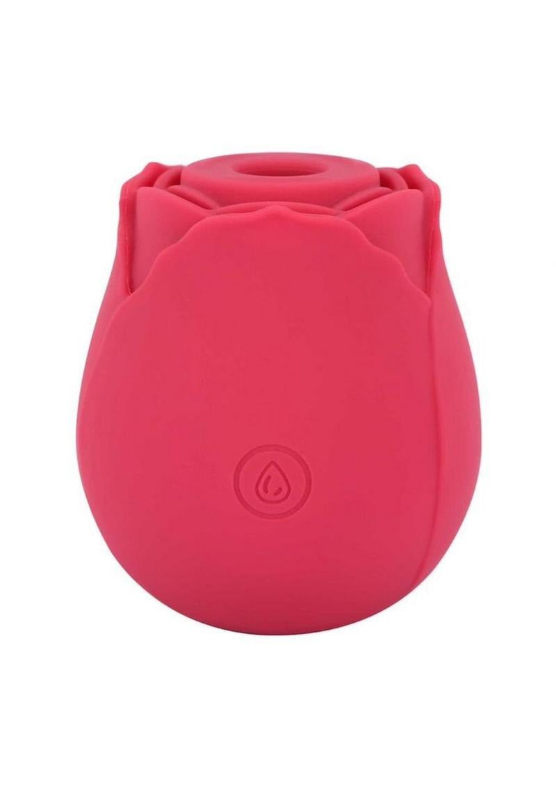 Me You Us Rosebud Silicone Sucking Vibrator Pink in a sleek rosebud design for targeted stimulation.
