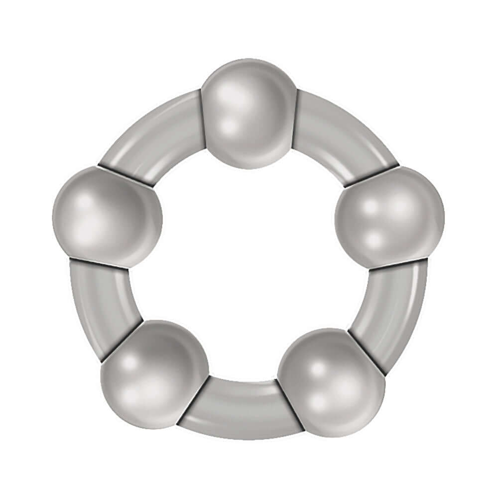 Zero Tolerance Three Amigos 3-Piece Cockring Set Clear