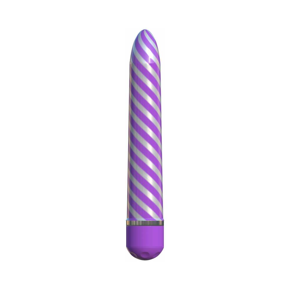 Classix Sweet Swirl 8 inches Slimline Vibrator Purple