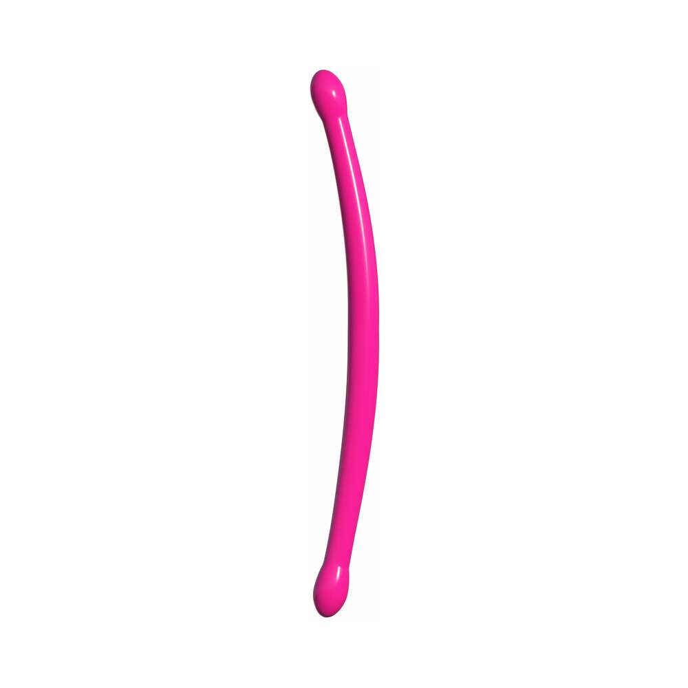 Classix Double Whammy 17.25 inches Flexible Dual-Ended Dildo Pink