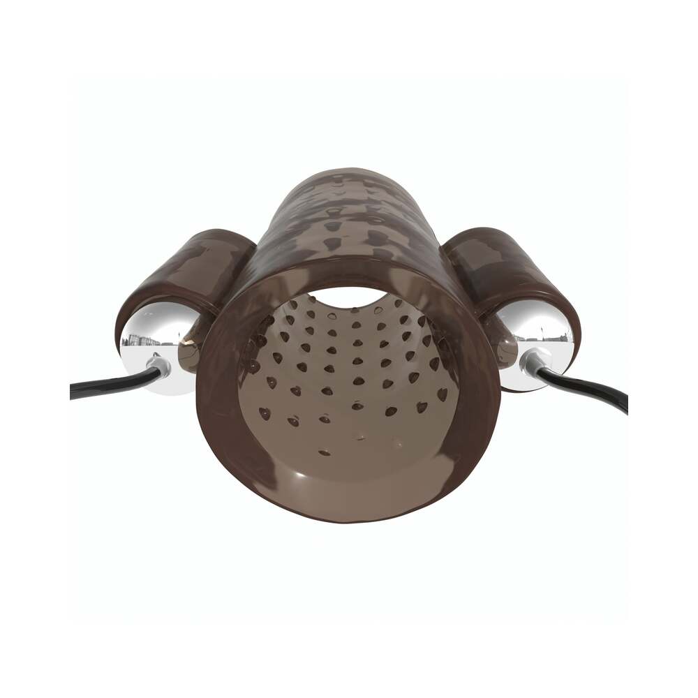 Classix Dual Vibrating Penis Sleeve Smoke