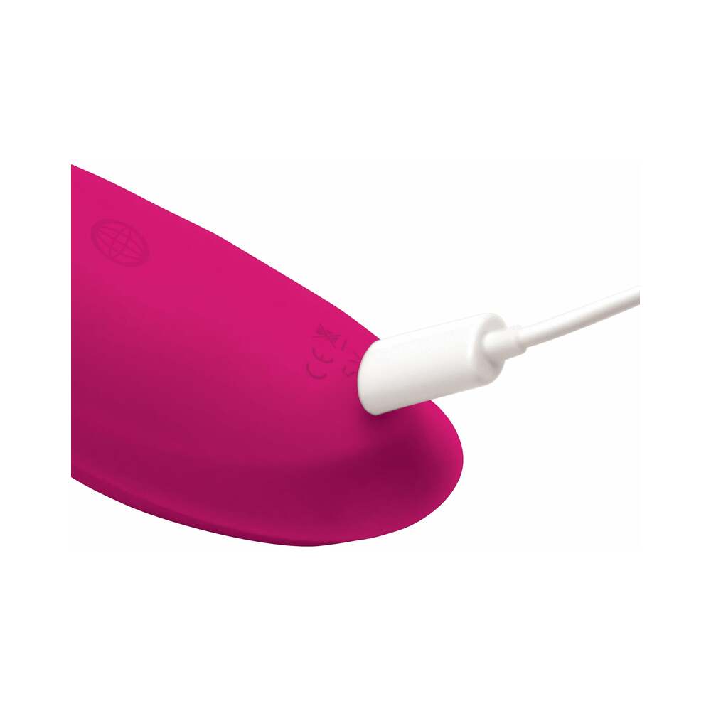 Pipedream Ultimate Rabbits No. 2 Rechargeable Silicone Dual Stimulation Vibrator Fuchsia