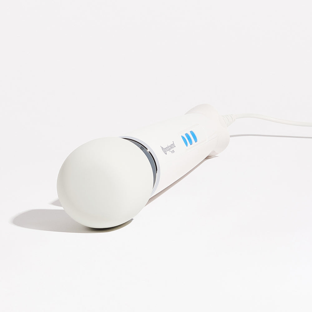 Magic Wand Plus HV 265 Massager showing the sleek design and control features for enhanced comfort and performance.