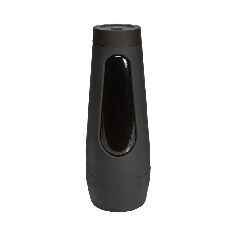 Man Squeeze Ryan Bones ULTRASKYN Ass Stroker Vanilla in a sleek black design for realistic pleasure.
