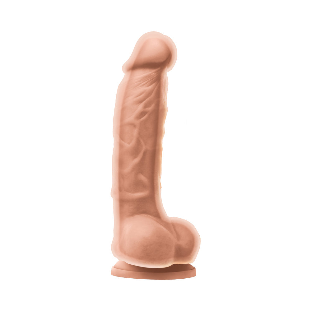 Colours Dual Density 5 inches Dildo Beige
