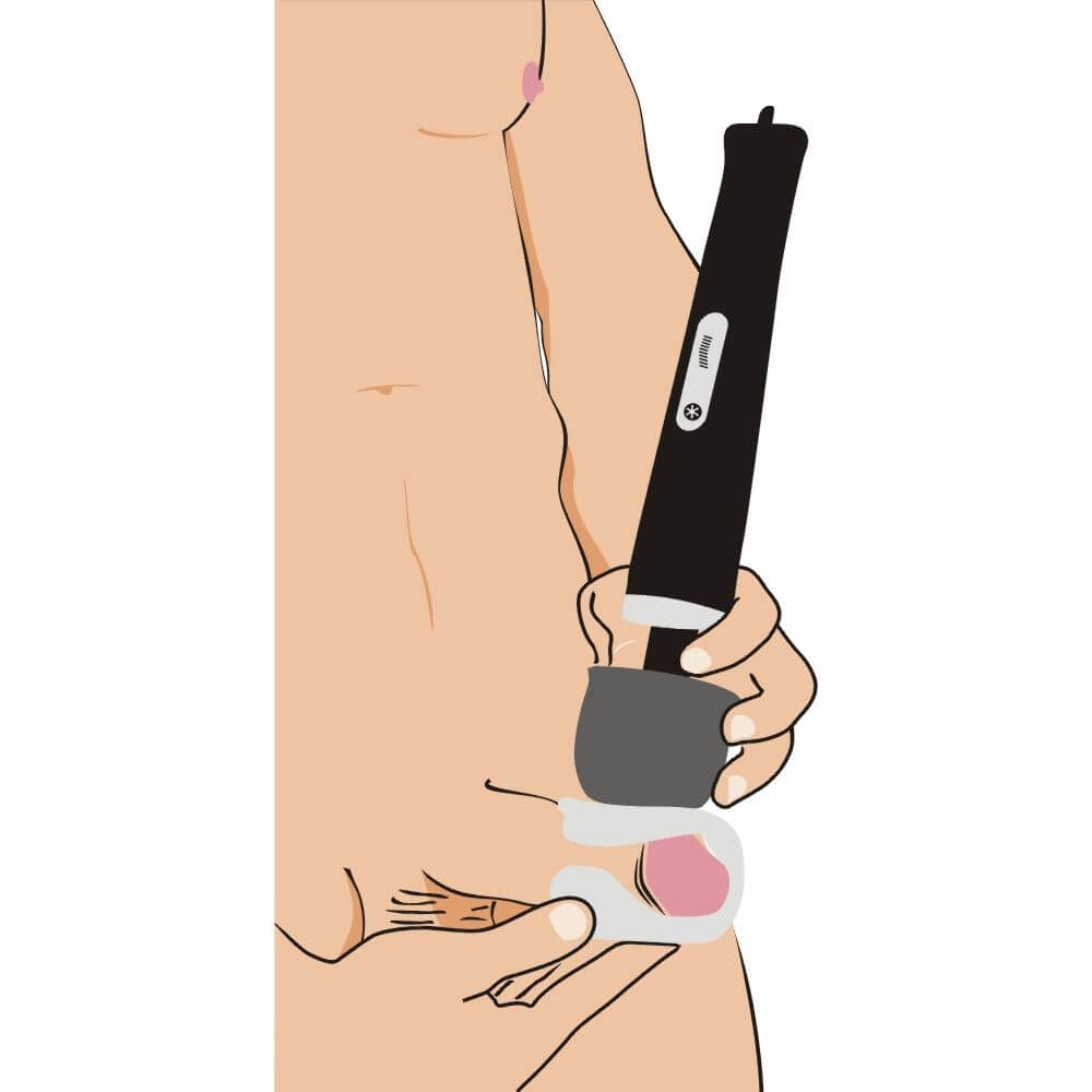 Wand Essentials Vibra-Stroke Wrapped Wand Attachment