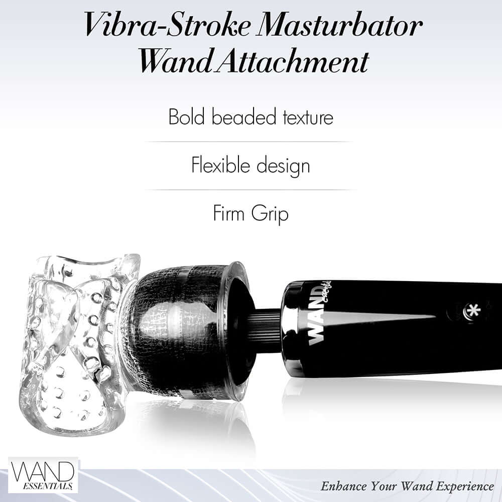Wand Essentials Vibra-Stroke Wrapped Wand Attachment