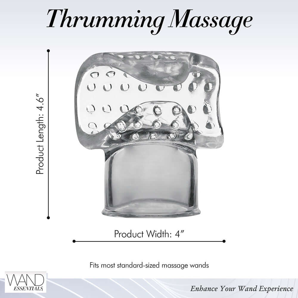 Wand Essentials Vibra-Stroke Wrapped Wand Attachment