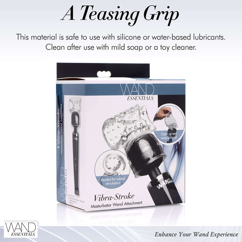 Wand Essentials Vibra-Stroke Wrapped Wand Attachment