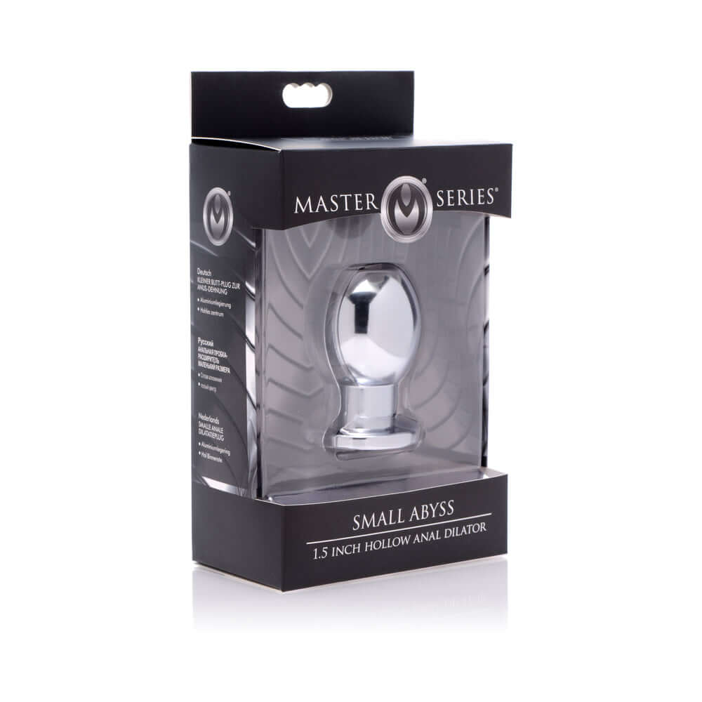 Master Series Small Abyss Steel Hollow Anal Plug