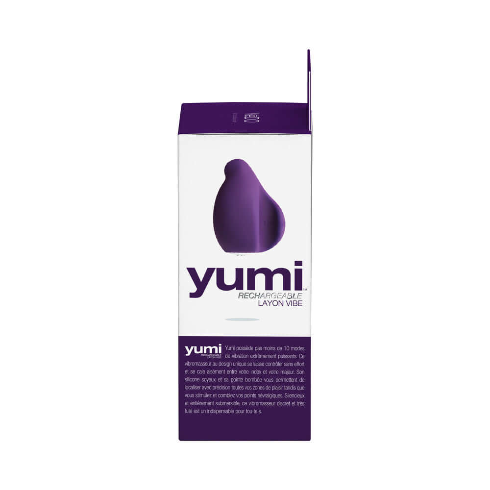 VeDO Yumi Rechargeable Finger Vibe - Deep Purple