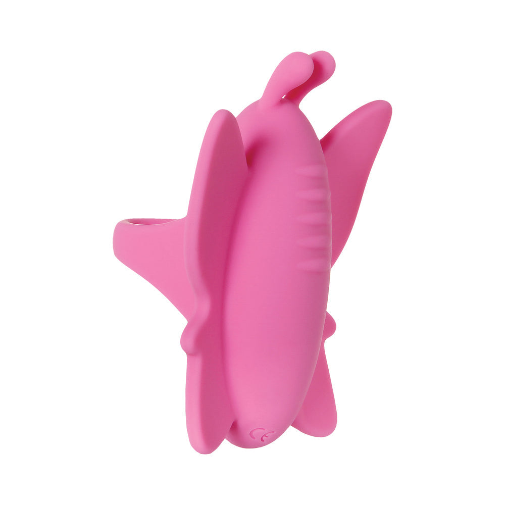 Evolved Double Date Rechargeable Silicone Vibrating Anal Plug and Clit Stimulator Couples Set Pink