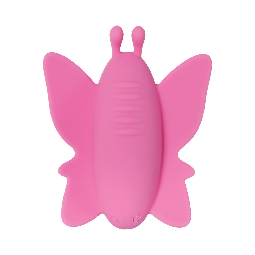 Evolved Double Date Rechargeable Silicone Vibrating Anal Plug and Clit Stimulator Couples Set Pink