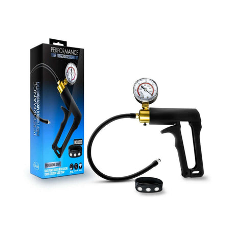 Performance Gauge Pump Trigger Accessory Kit with pressure gauge and trigger handle for enhanced pumping sessions.