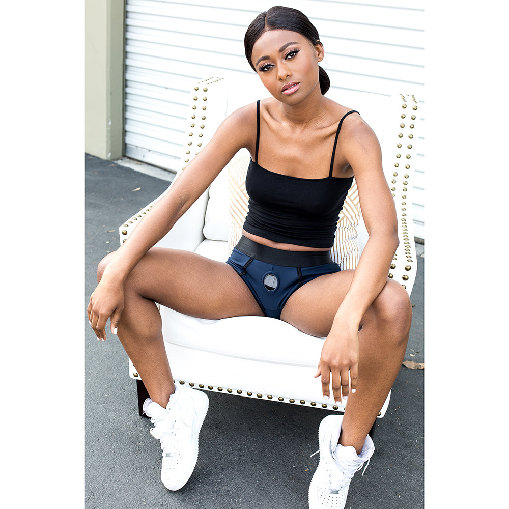 Sportsheets Em.Ex. Fit Harness Navy L