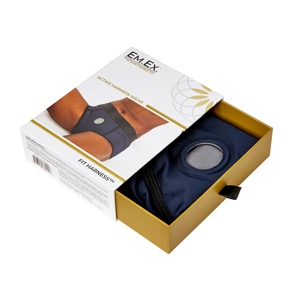 Sportsheets Em.Ex. Fit Harness Navy L