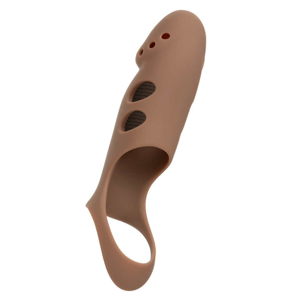 Performance Maxx Rechargeable Stud Brown, a wearable pleasure enhancer for intimate moments.