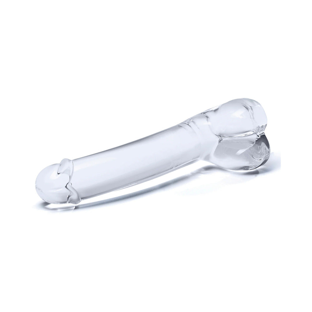 Glas 7 inches Realistic Curved Glass G-Spot Dildo