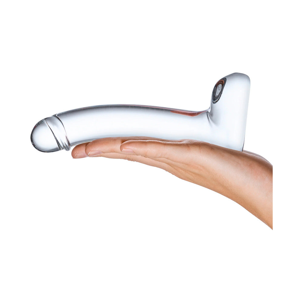 Glas 7 inches Realistic Curved Glass G-Spot Dildo