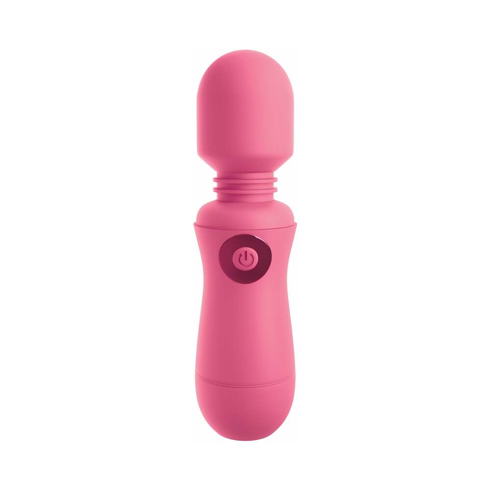 OMG! Wands #Enjoy Silicone Rechargeable Flexible Vibrating Wand Pink