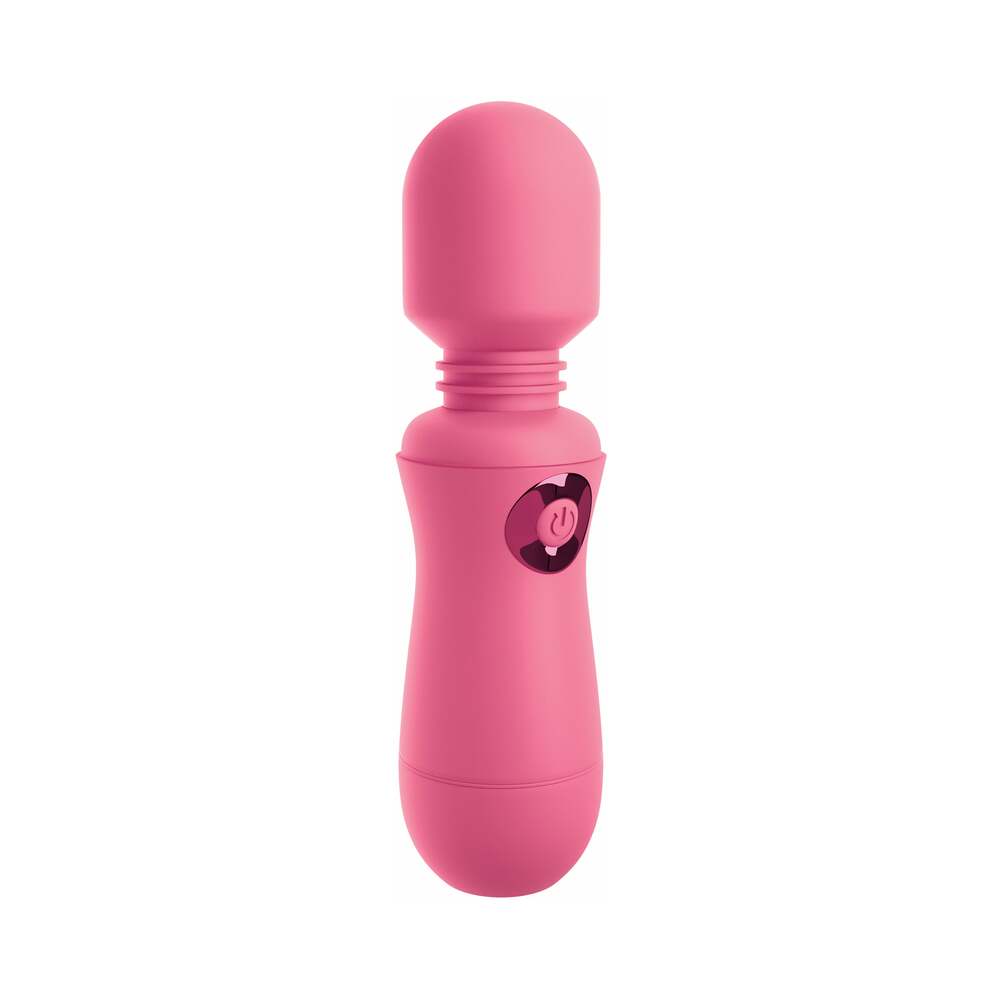 OMG! Wands #Enjoy Silicone Rechargeable Flexible Vibrating Wand Pink