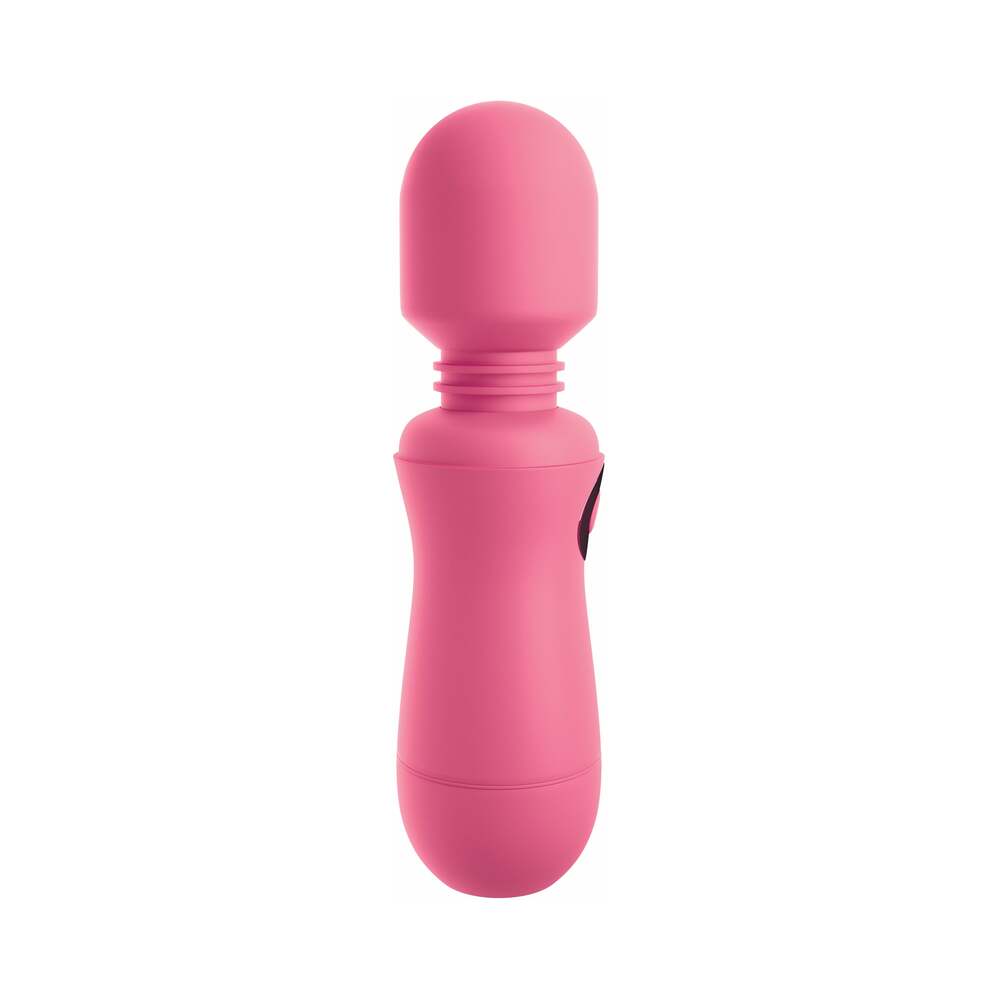 OMG! Wands #Enjoy Silicone Rechargeable Flexible Vibrating Wand Pink