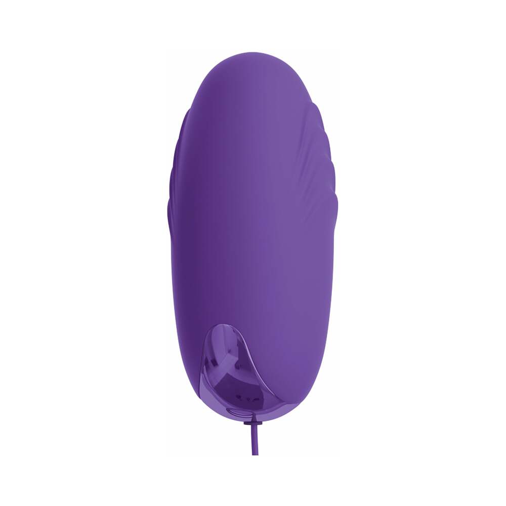 OMG! Bullets #Happy USB-Powered Silicone Vibrating Bullet Purple