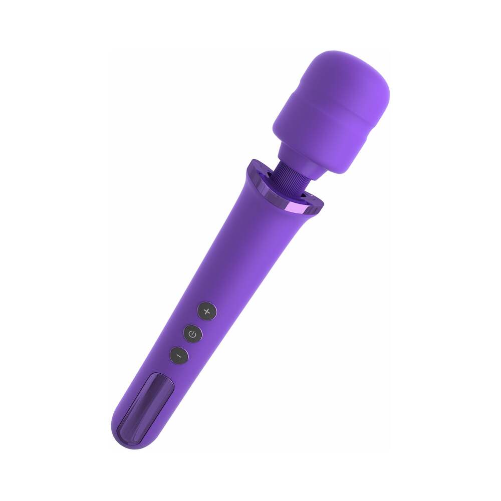 Fantasy For Her Her Rechargeable Power Wand Silicone Vibrator Purple
