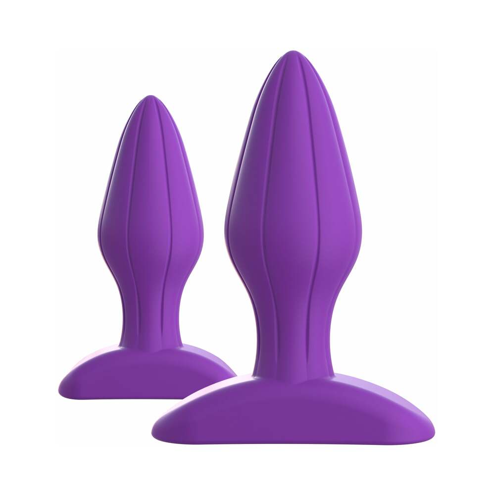 Fantasy For Her 2-Piece Silicone Her Designer Love Plug Set Purple