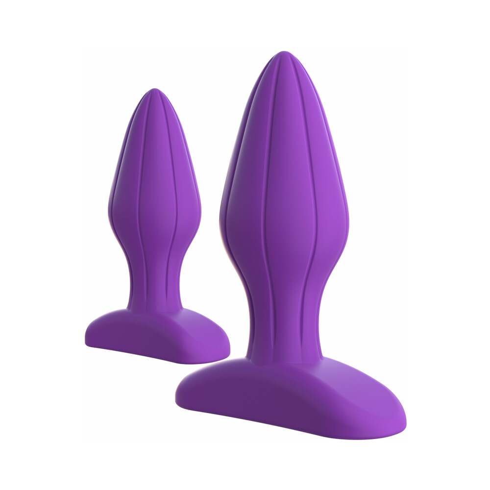 Fantasy For Her 2-Piece Silicone Her Designer Love Plug Set Purple