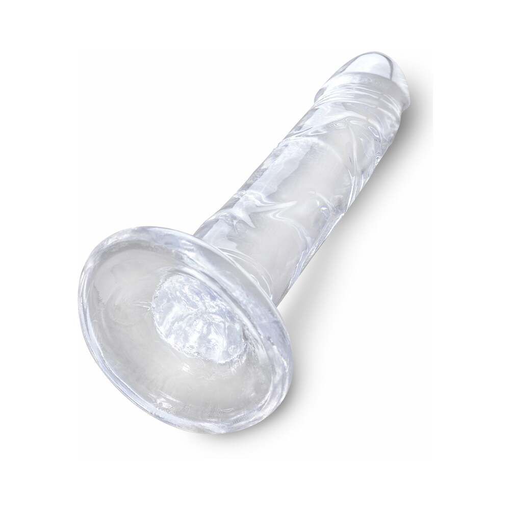 King Cock Clear 6 inches Cock Realistic Dildo With Suction Cup
