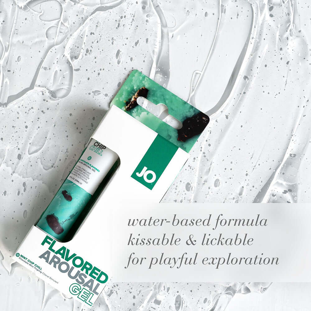 JO Mint Chip Chill Flavored Arousal Gel 0.34 oz.