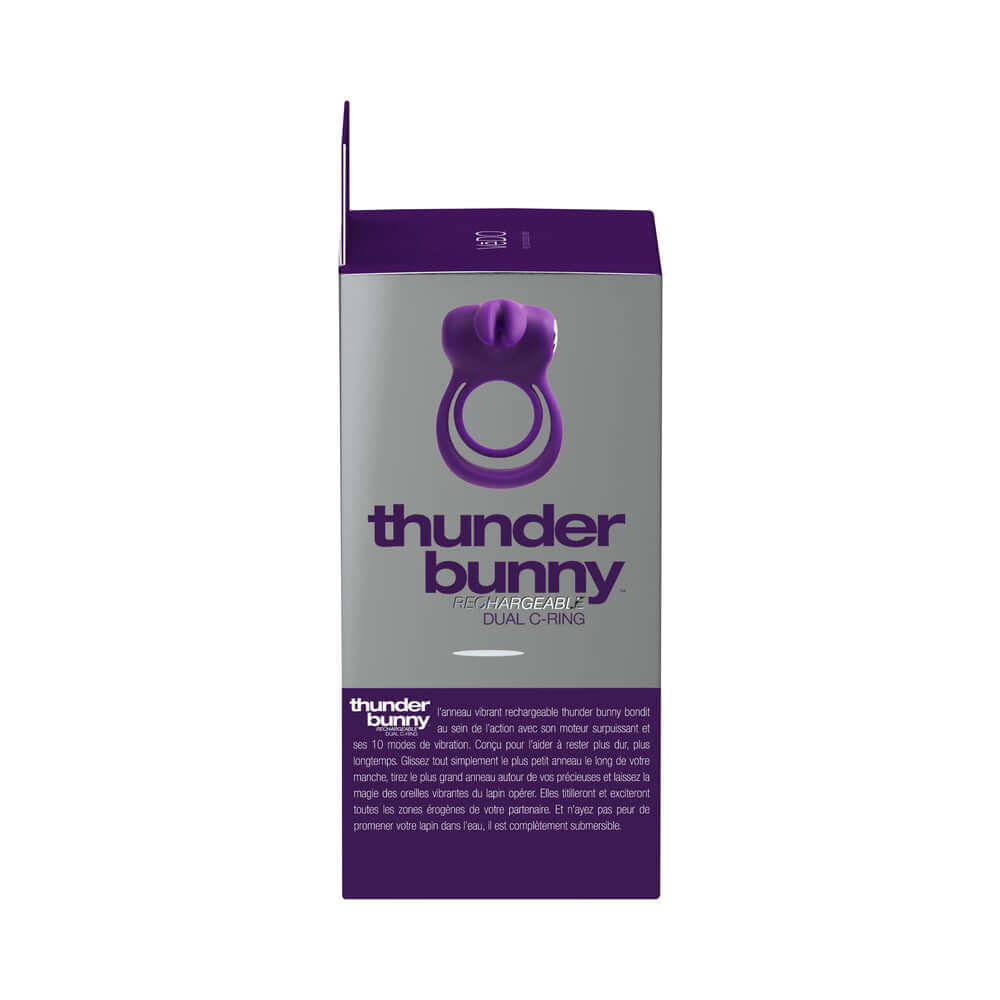VeDO Thunder Bunny Rechargeable Dual C Ring Purple