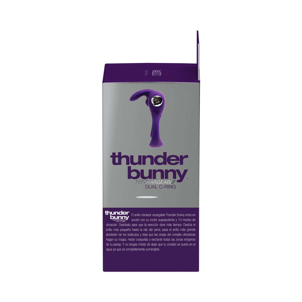VeDO Thunder Bunny Rechargeable Dual C Ring Purple