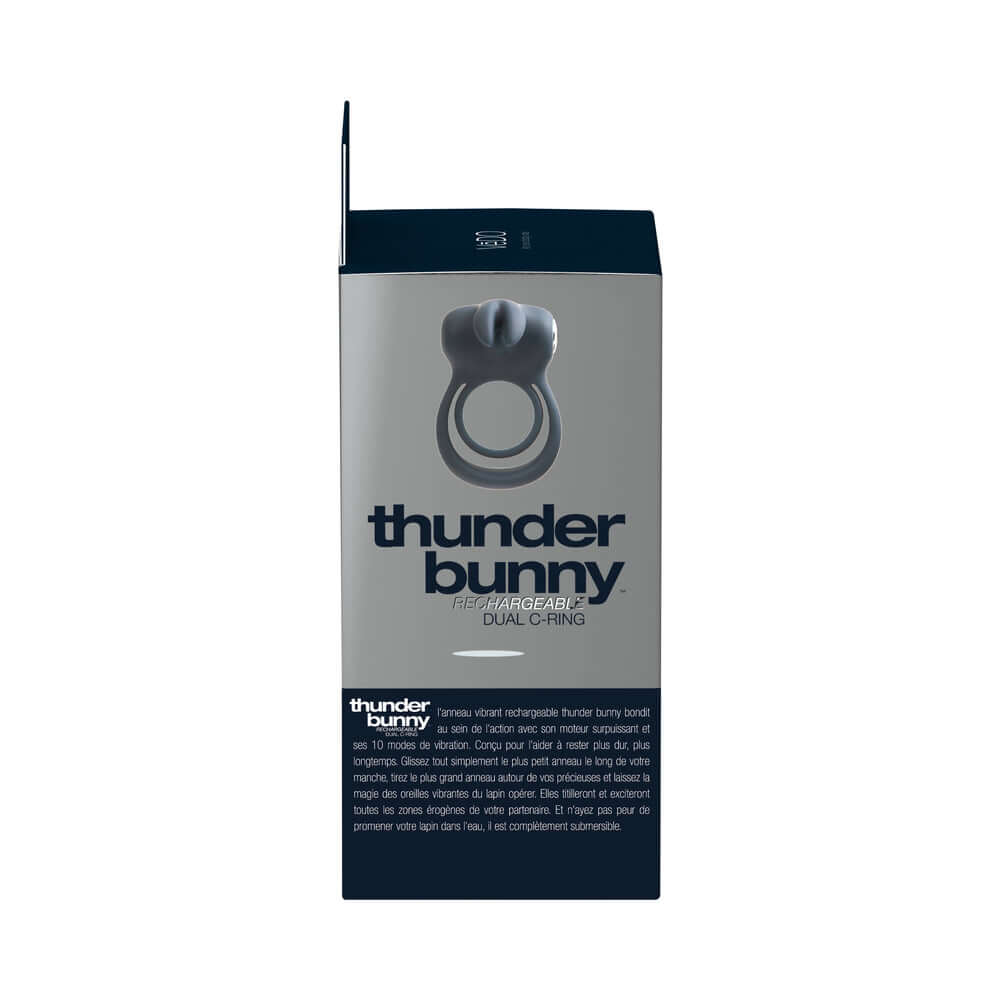 VeDO Thunder Bunny Rechargeable Dual Cockring Black
