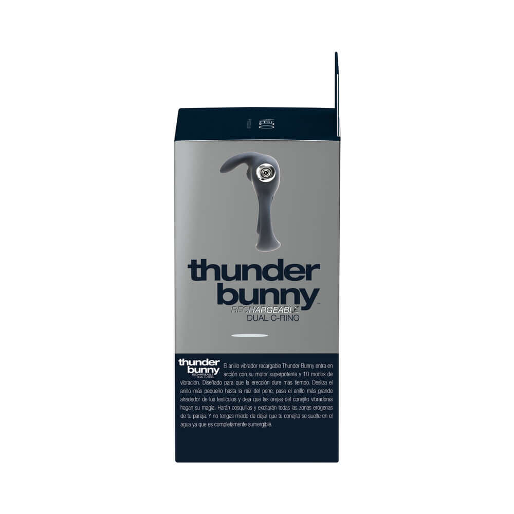 VeDO Thunder Bunny Rechargeable Dual Cockring Black