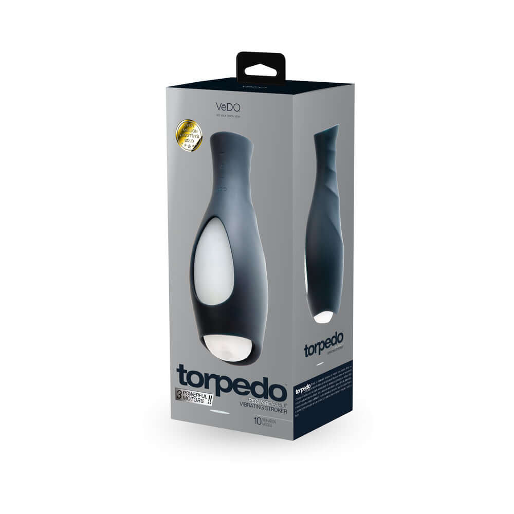 VeDO Torpedo Vibrating Stroker Black