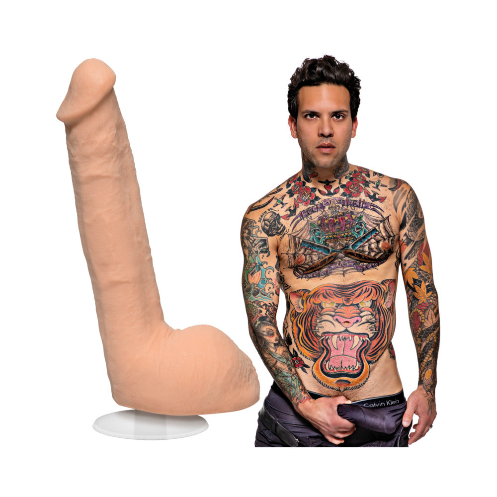 Signature Cocks Small Hands 9 inches ULTRASKYN Cock with Removable Vac-U-Lock Suction Cup Vanilla