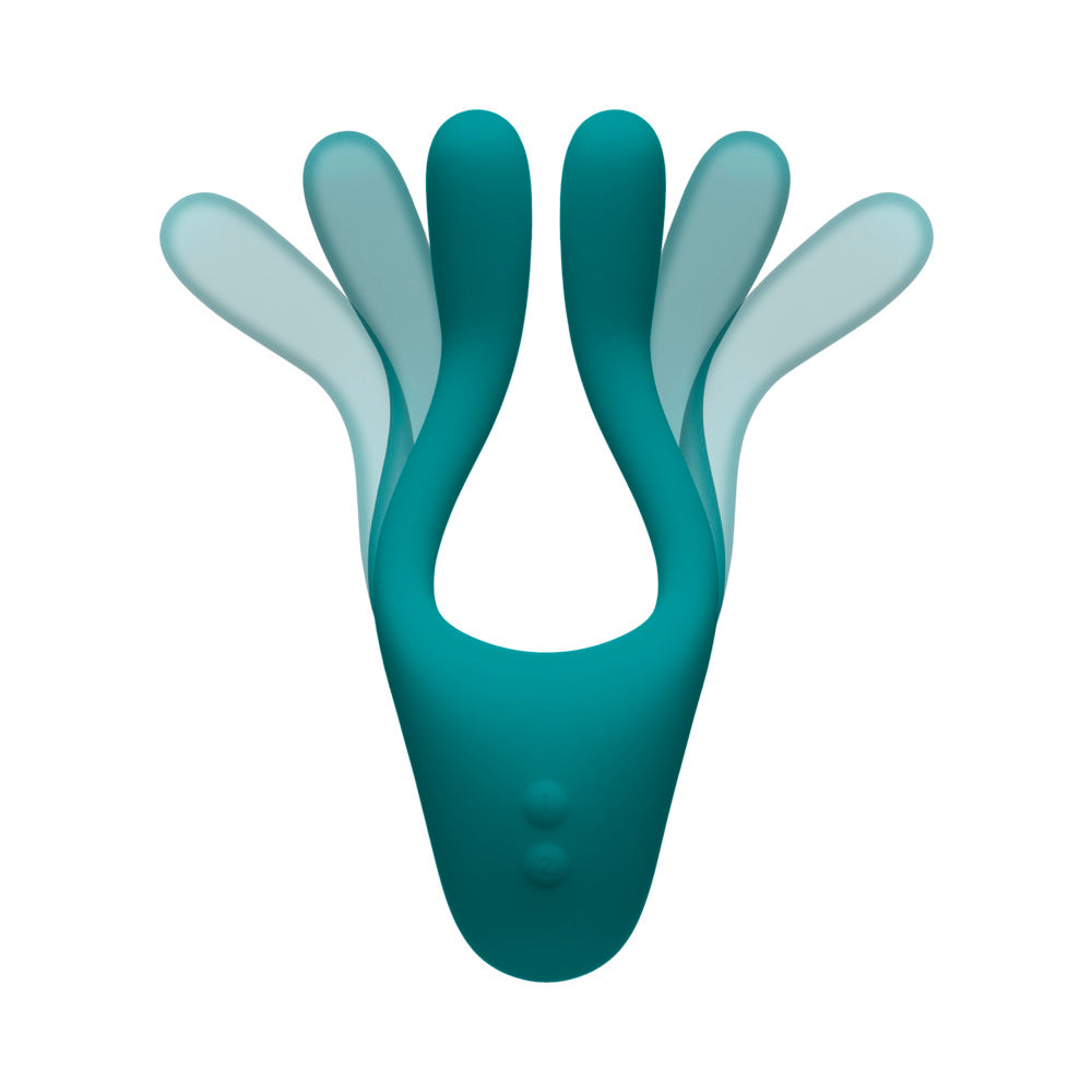TRYST V2 Bendable Multi Erogenous Zone Massager with Remote Teal