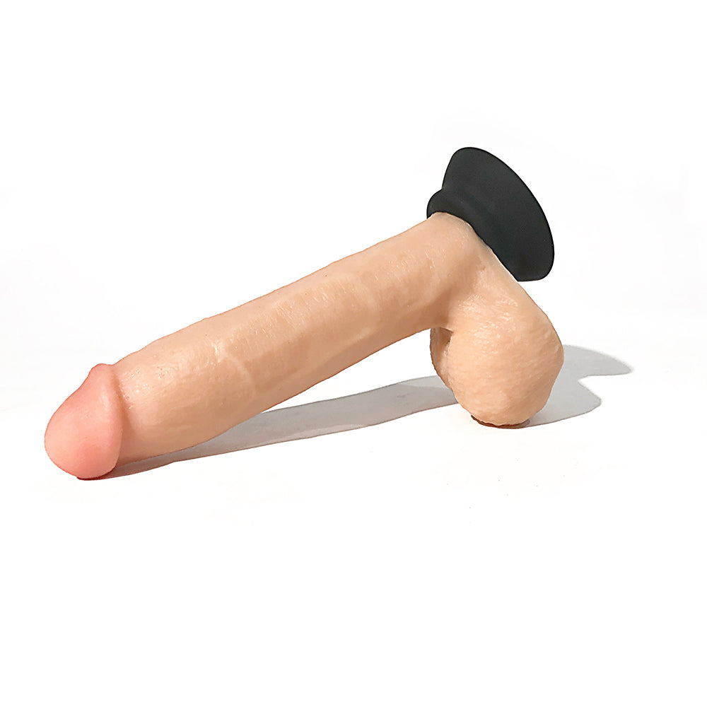 Rascal Rammer + Suction 7 inches Dildo with Handle and Suction Cup