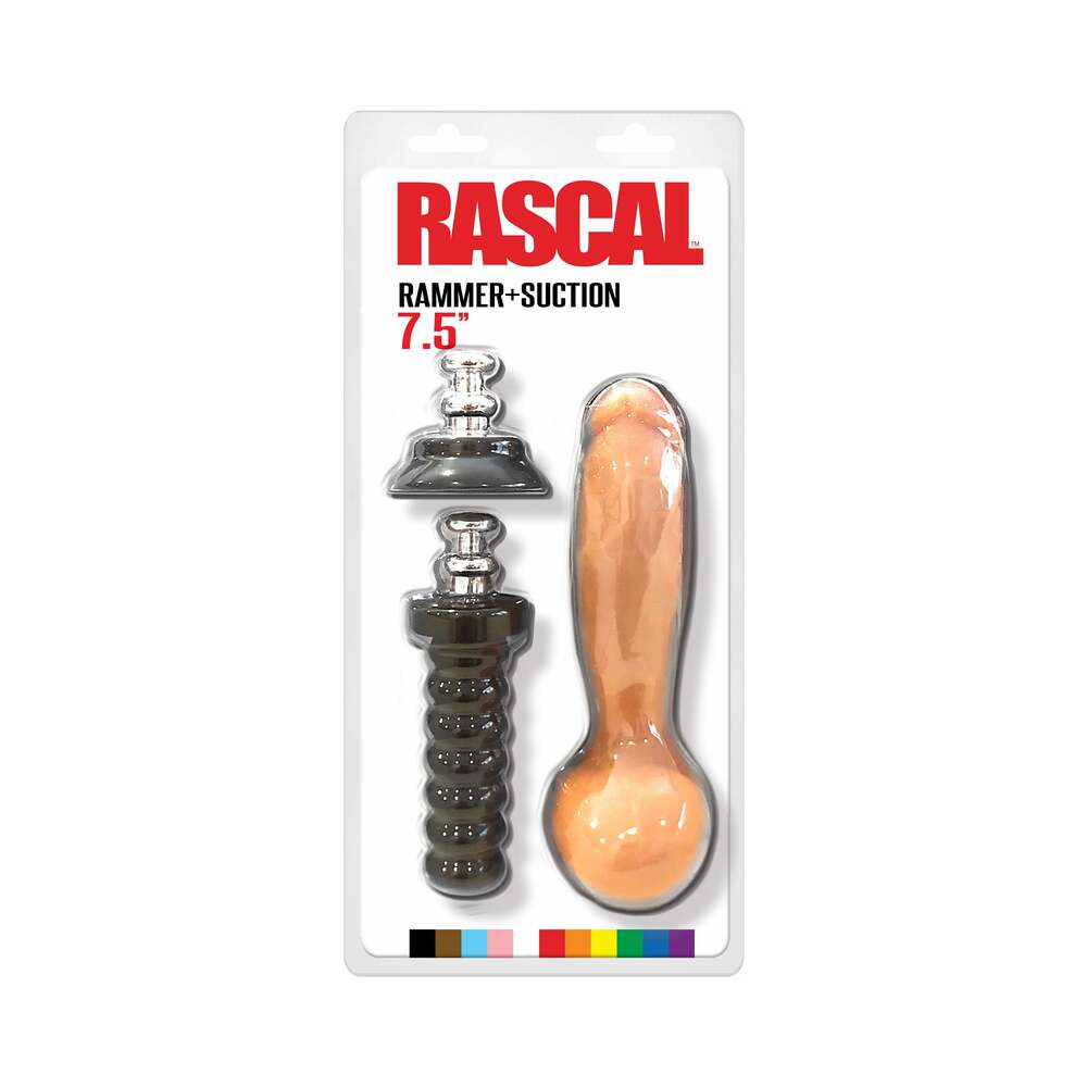 Rascal Rammer + Suction 7.5 inches Dildo with Handle and Suction Cup