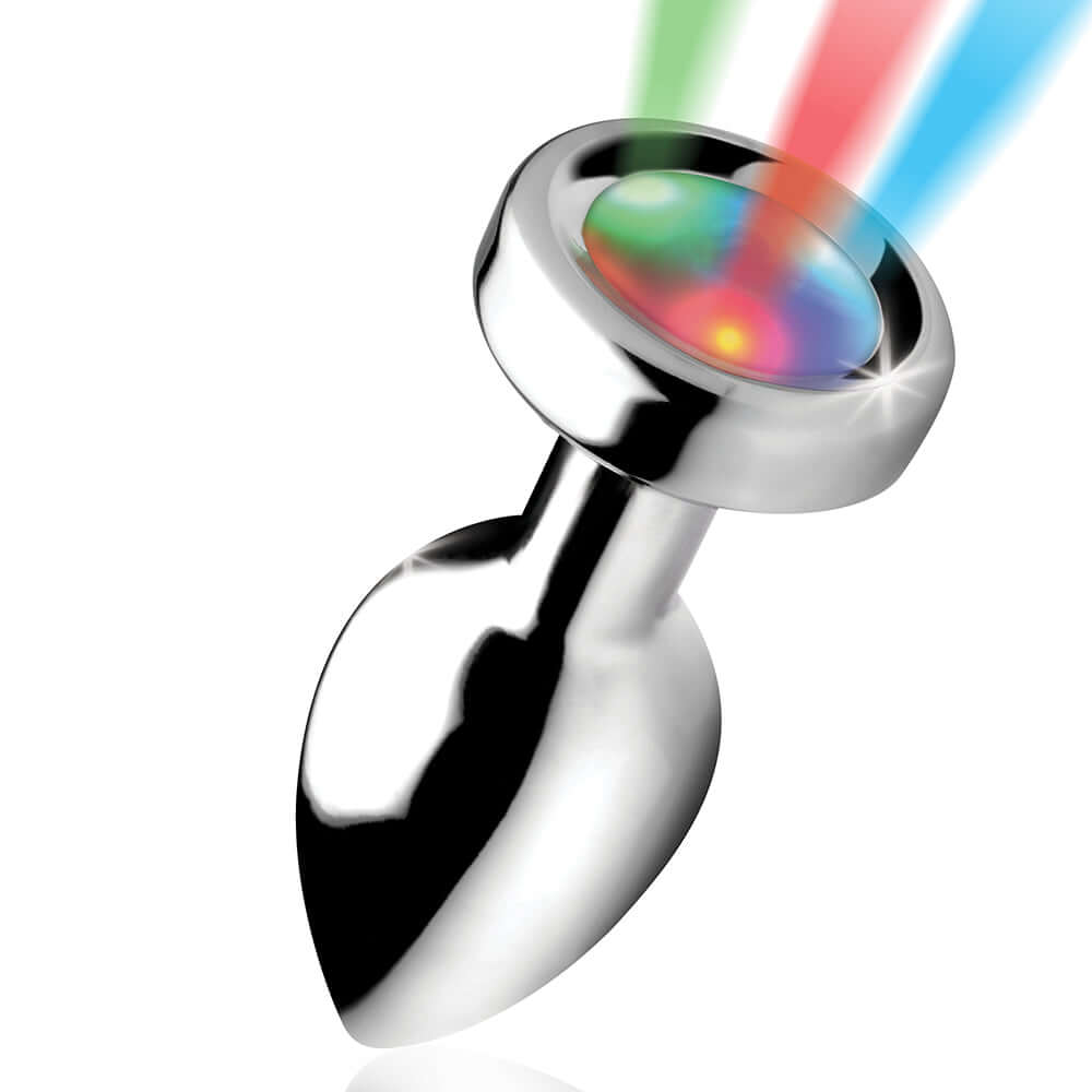 Booty Sparks Light Up Anal Plug S with colorful LED lights for enhanced pleasure and excitement.