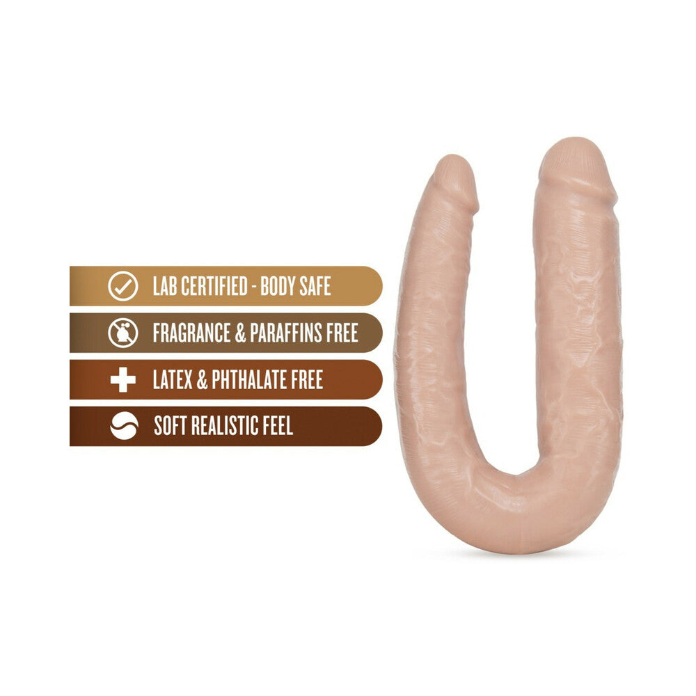 Dr. Skin Dr. Double Realistic 18 inches Dual-Ended Dildo Beige