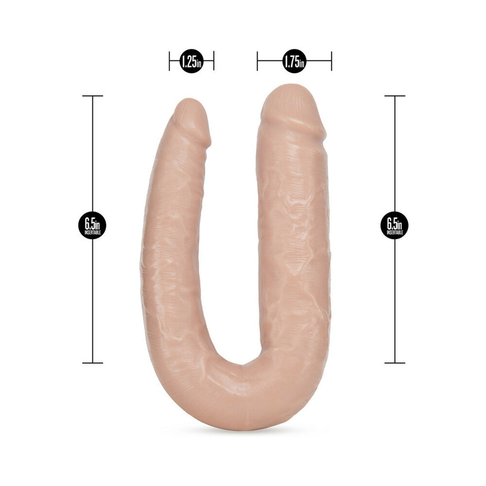 Dr. Skin Dr. Double Realistic 18 inches Dual-Ended Dildo Beige