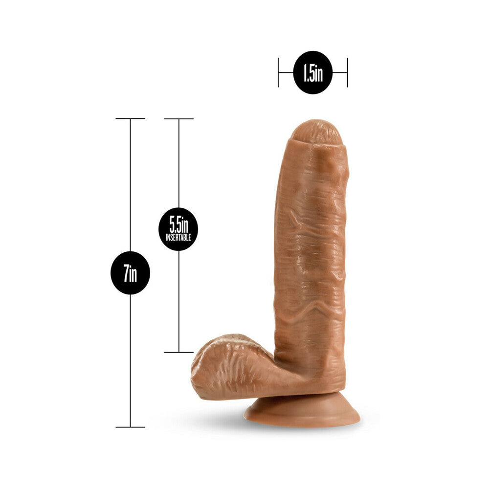 Loverboy Derek The Bartender Realistic 7 inches Dildo with Balls Tan