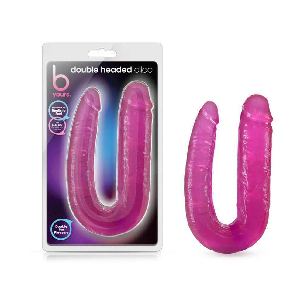 B Yours Double Headed Dildo 18 inches Pink